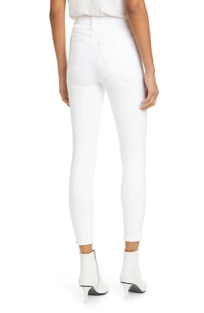 Shop Rag & Bone Nina High Waist Ankle Skinny Jeans In White