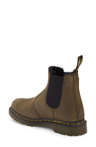 Shop Dr. Martens' 2976 Wintergrip Water Resistant Chelsea Boot In Olive Archive Pull Up