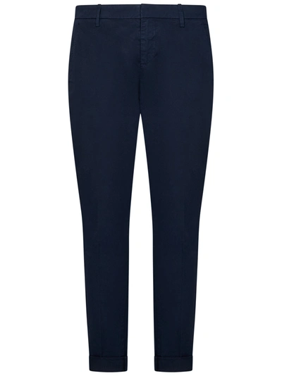 Shop Dondup Gaubert Trousers In Blu