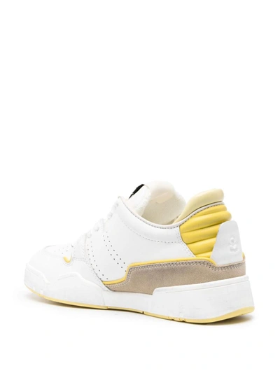 Shop Isabel Marant Sneakers In Yellow