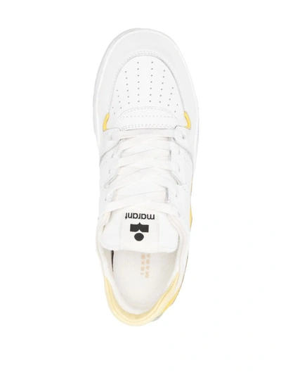 Shop Isabel Marant Sneakers In Yellow