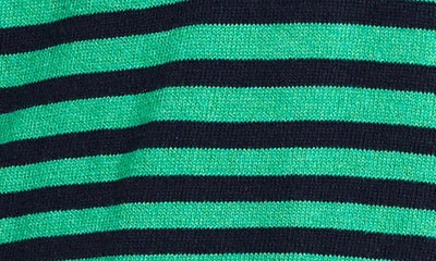 Shop Nic + Zoe Stripe Sweater In Green Multi