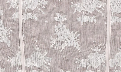 House Of Cb Delilah Long Sleeve Lace Maxi Cocktail Dress In Vintage Cream