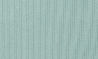 Shop Mori Kids' 1.5 Tog Wearable Blanket In Ribbed Mint