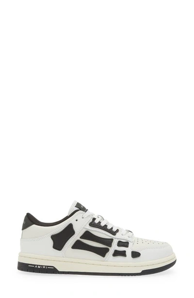 Shop Amiri Skeleton Low Top Sneaker In White/ Black