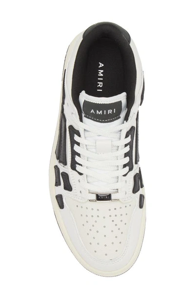 Shop Amiri Skeleton Low Top Sneaker In White/ Black