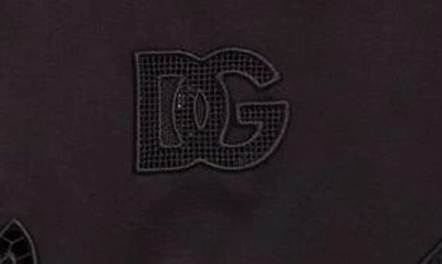 Shop Dolce & Gabbana Logo Appliqué Oversize T-shirt In N0000nero