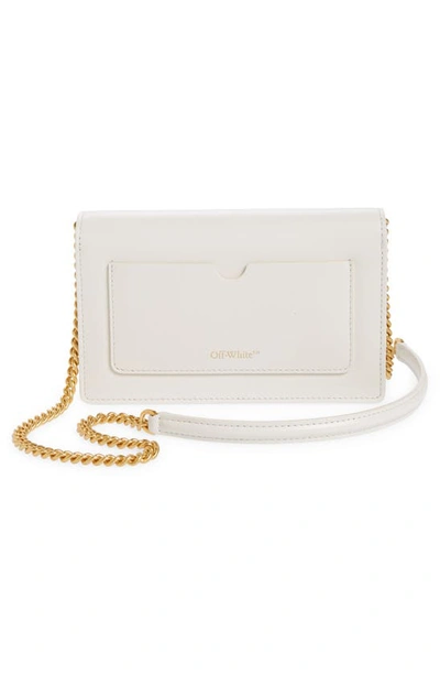 Shop Off-white Small Jitney 0.5 Shoulder Bag In White
