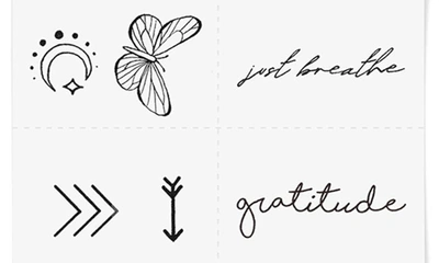 Shop Inked By Dani Forever Favorites Temporary Tattoos In Black