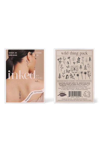 Shop Inked By Dani Wild Thing Temporary Tattoos In Black
