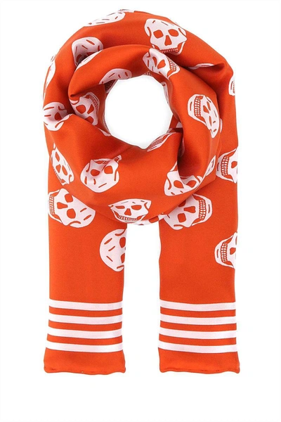 Shop Alexander Mcqueen Scarves And Foulards In Printed
