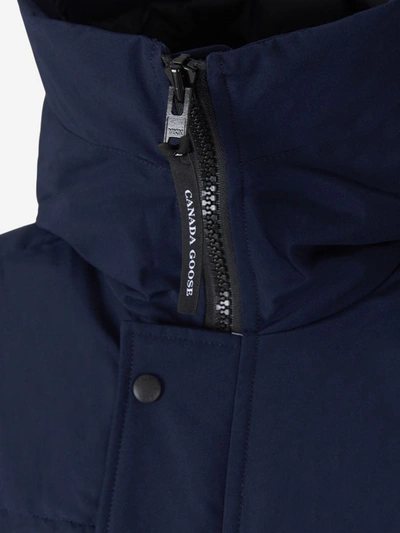 Shop Canada Goose Carson Quilted Parka In Midnight Blue