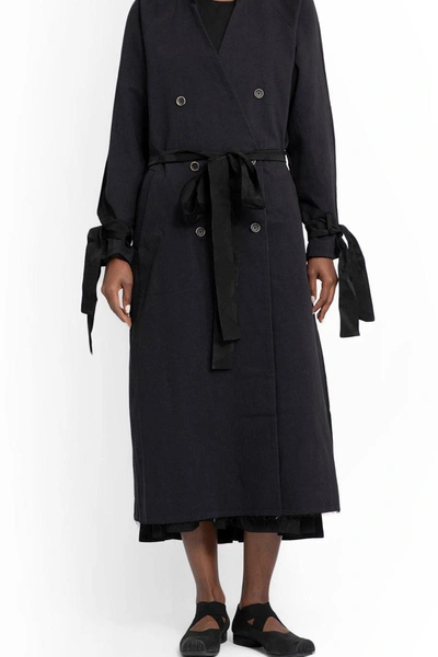 Shop Uma Wang Coats In Black