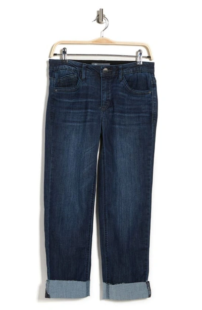 Shop Democracy Ab Technology Straight Crop Jeans In In-indigo