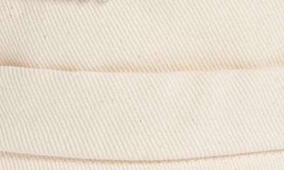 Jacquemus Cotton Bucket Hat With Structured Crown And Wide Brim In Off-white 110