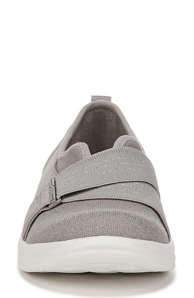 Shop Bzees Niche Iii Slip-on Sneaker In Silver