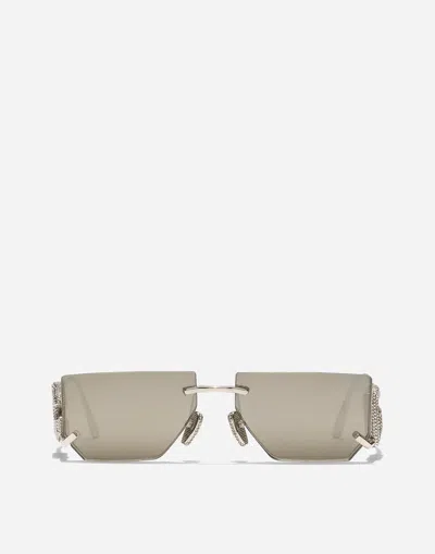 Dolce & Gabbana Occhiale Square-frame Sunglasses In Multicolor