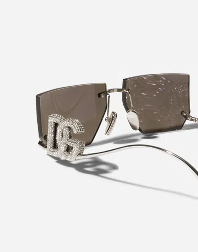 Dolce & Gabbana Occhiale Square-frame Sunglasses In Multicolor