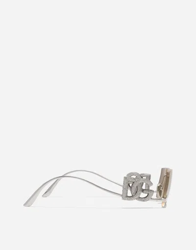 Dolce & Gabbana Occhiale Square-frame Sunglasses In Multicolor