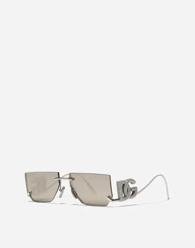Dolce & Gabbana Occhiale Square-frame Sunglasses In Multicolor
