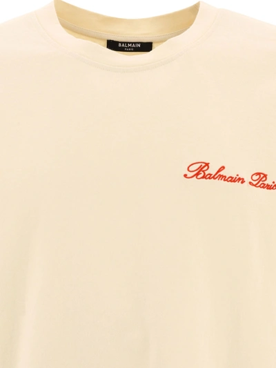 Shop Balmain Signature Western T Shirt