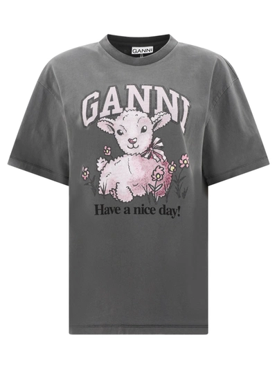Shop Ganni Future T Shirt