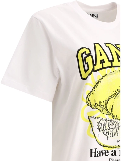 Shop Ganni Lemon T Shirt
