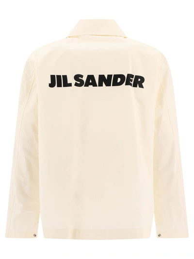 Shop Jil Sander Logo Jacket