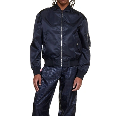 Valentino Printed Neon Universe Bomber Jacket Men