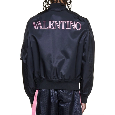 Valentino Printed Neon Universe Bomber Jacket Men