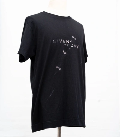 Pre-owned Givenchy Black Printed Men's T-shirt