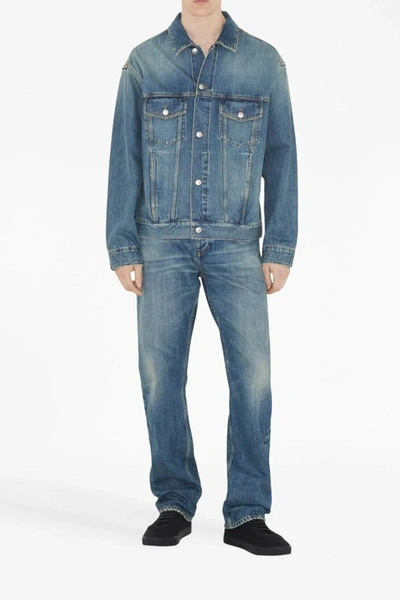 Shop Burberry Men 'harison' Jeans In Blue