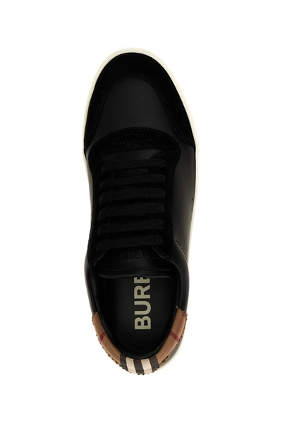 Shop Burberry Men 'tnr Robin' Sneakers In Black