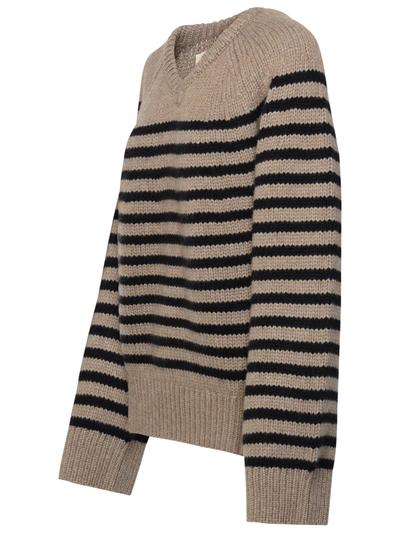 Shop Khaite Woman 'nalani' Brown Cashmere Sweater
