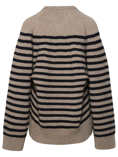 Shop Khaite Woman 'nalani' Brown Cashmere Sweater