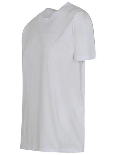Shop Maison Margiela White Cotton T-shirt Woman