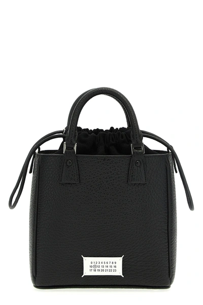 Shop Maison Margiela Women '5ac Tote Vertical' Handbag In Black