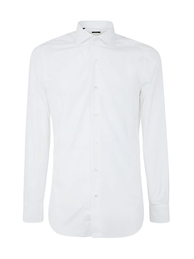 Shop Barba Cotton Shirt Clothing In White