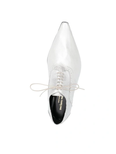 Shop Comme Des Garçons Ladies Acc Pumps Shoes In Grey