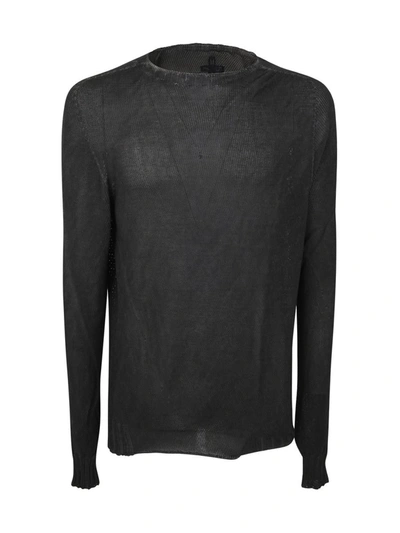 Md75 Round Neck Sweater In Grey