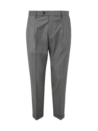 Shop Michael Coal Double Pences American Pockets Trousers Clothing In Grey