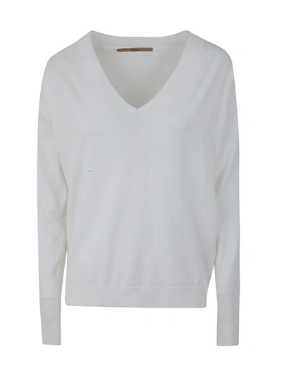 Shop Nuur Roberto Collina V-neck Pullover Clothing In White