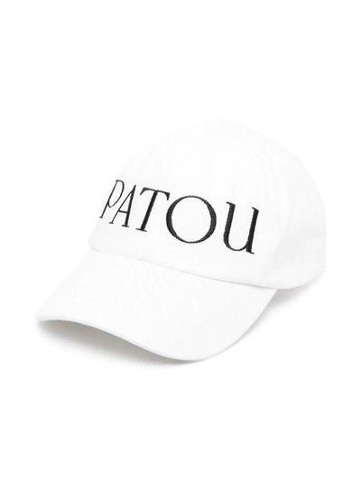 Patou Logo-embroidered Baseball Cap In White