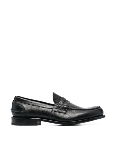 Shop Premiata Nodik Loafers Shoes In Black