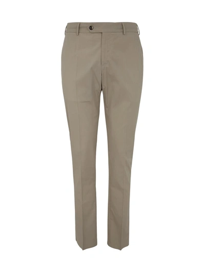 Shop Pt01 Man Seersucker Trousers With Drawstring Clothing In White