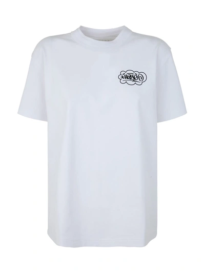 Shop Sacai Eric Haze Circle Star T-shirt Clothing In White