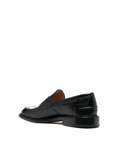 Shop Tricker's James Calf Lace Up Shoes In Black