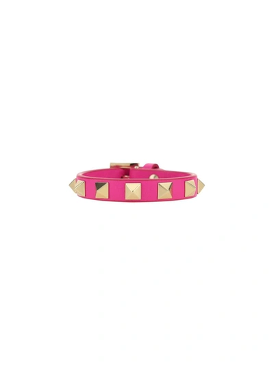 Shop Valentino Garavani Bracelets In Pink Pp