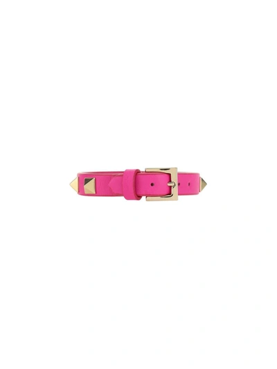 Shop Valentino Garavani Bracelets In Pink Pp