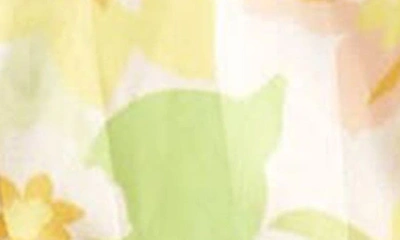 Free People Pillow Talk Satin Short Crop Pajamas In Lily Combo